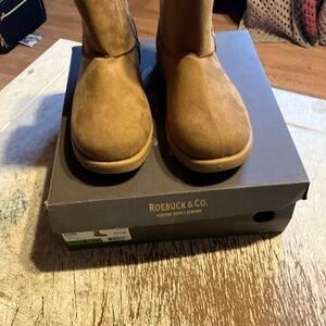 Roebuck & Co. Women's Tan Combat Boots